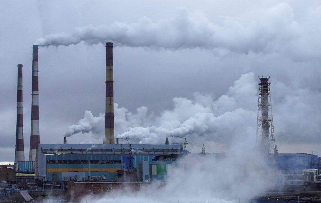بازار نیکل Metallurgical Plant of Nornickel company in Norilsk