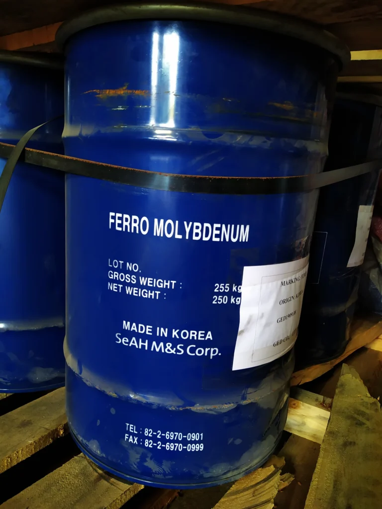 بشکه فرومولیبدن (Ferro Molybdenum)